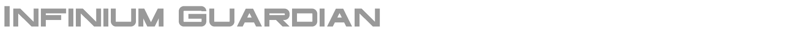 Infinium Guardian font preview